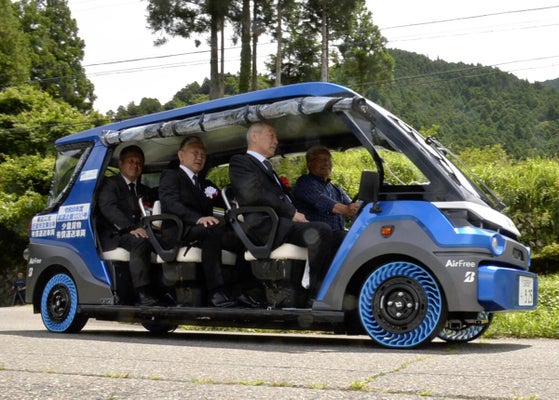 自動運転車に次世代タイヤ