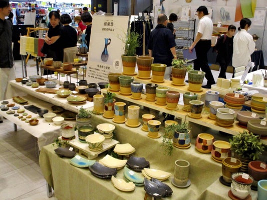 信楽焼や近江上布集結…名古屋で滋賀の工芸品PR 信楽焼や近江上布集結…名古屋で滋賀の工芸品PR